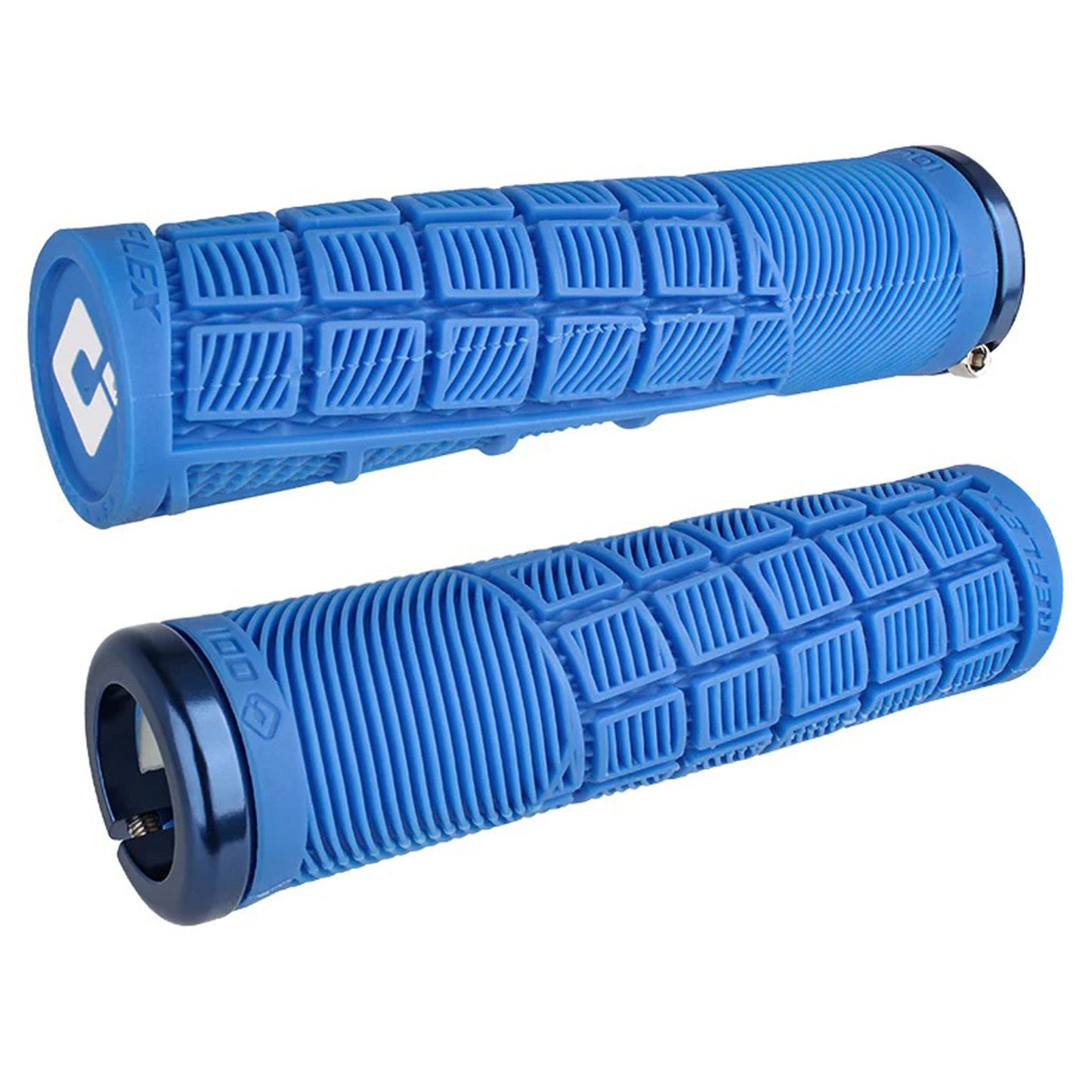 ODI Lock-On MTB Reflex Grips Blue Blue OS - ODI Grips & Tape