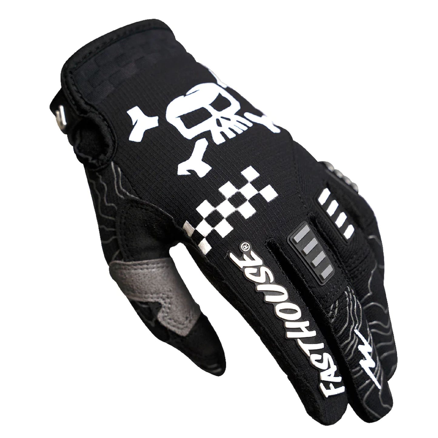 Fasthouse Off-Road Glove Black/White Bike Gloves