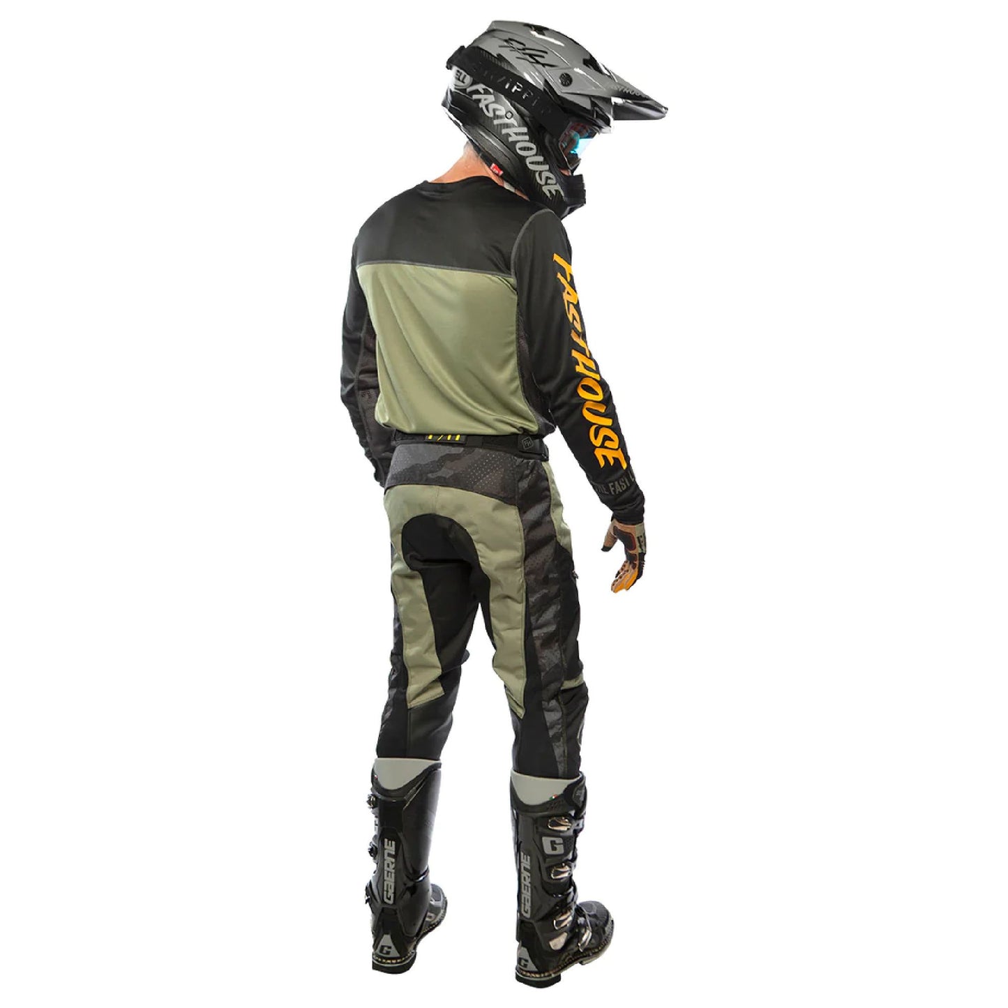 Fasthouse Off-Road Grindhouse Charge Jersey Dust Olive Bike Jerseys