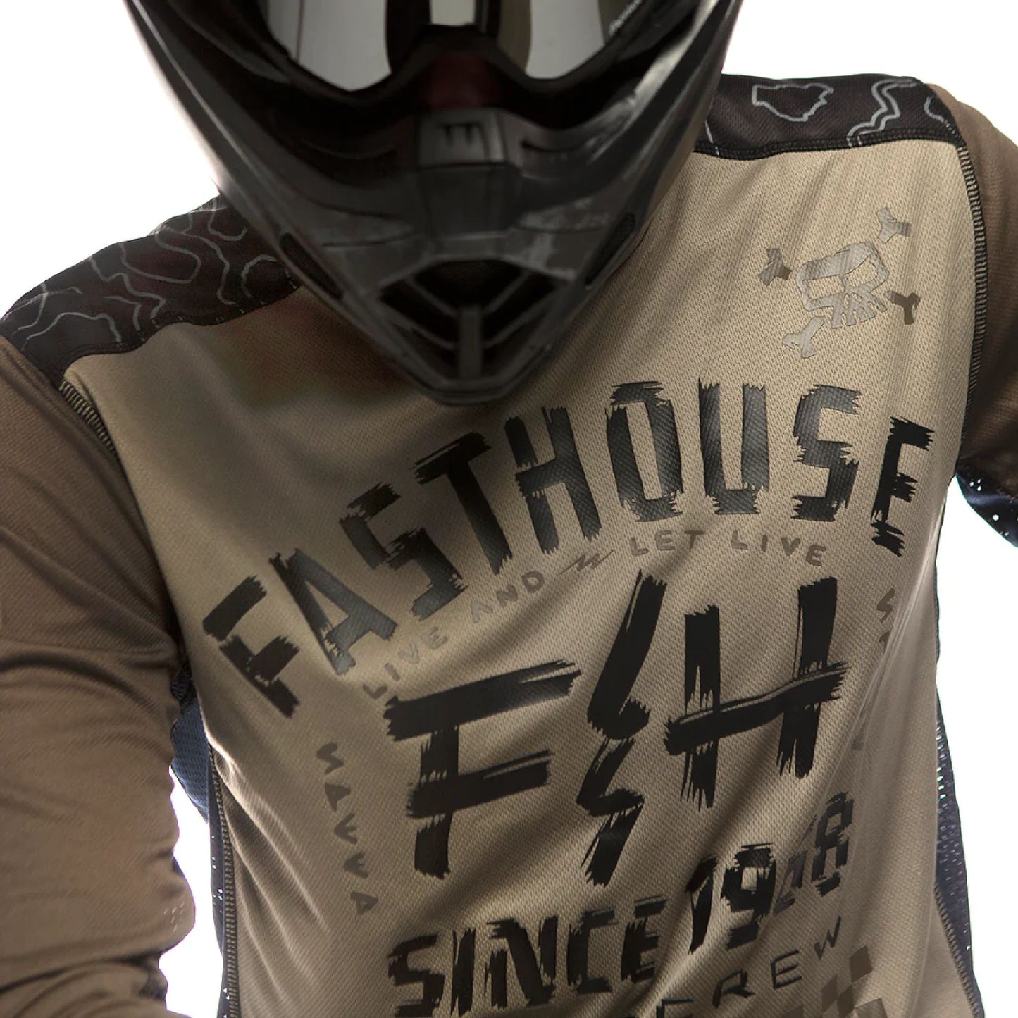 Fasthouse Off-Road Jersey Moss/Black Bike Jerseys