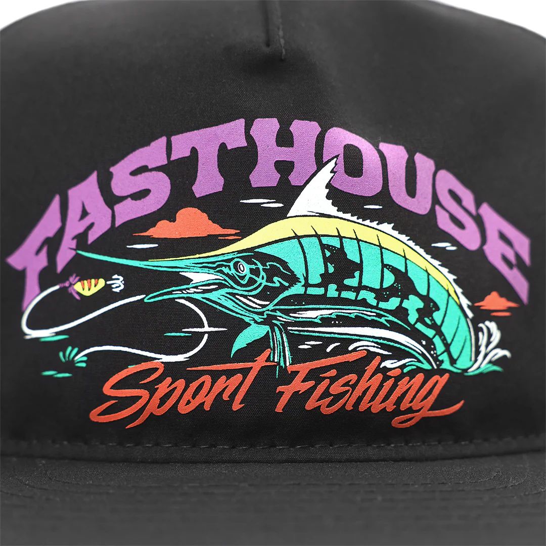 Fasthouse Panama Hat Black OS - Fasthouse Hats