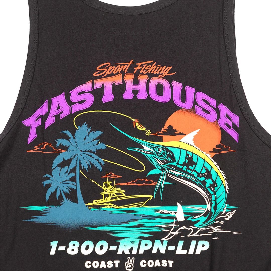 Fasthouse Panama Tank Black - Fasthouse Shirts