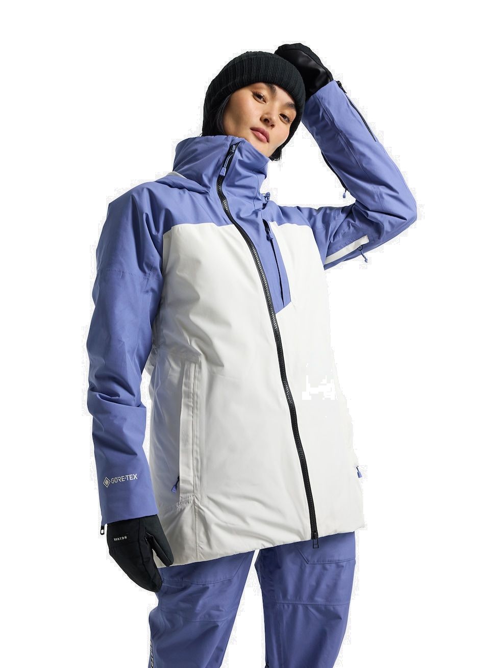 Women's Burton Pillowline GORE-TEX 2L Jacket Slate Blue/Stout White Snow Jackets