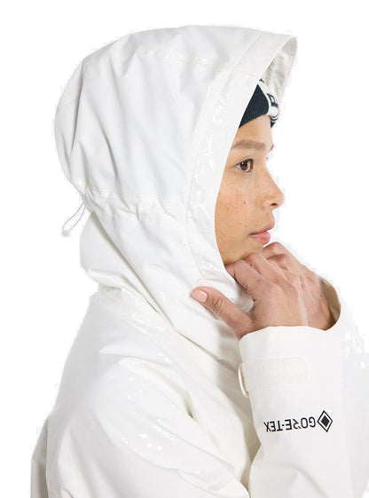 Women's Burton Pillowline GORE-TEX 2L Anorak Jacket Stout White - Burton Snow Jackets