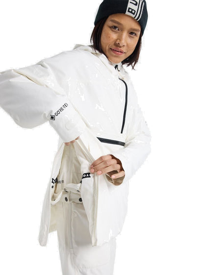 Women's Burton Pillowline GORE-TEX 2L Anorak Jacket Stout White - Burton Snow Jackets