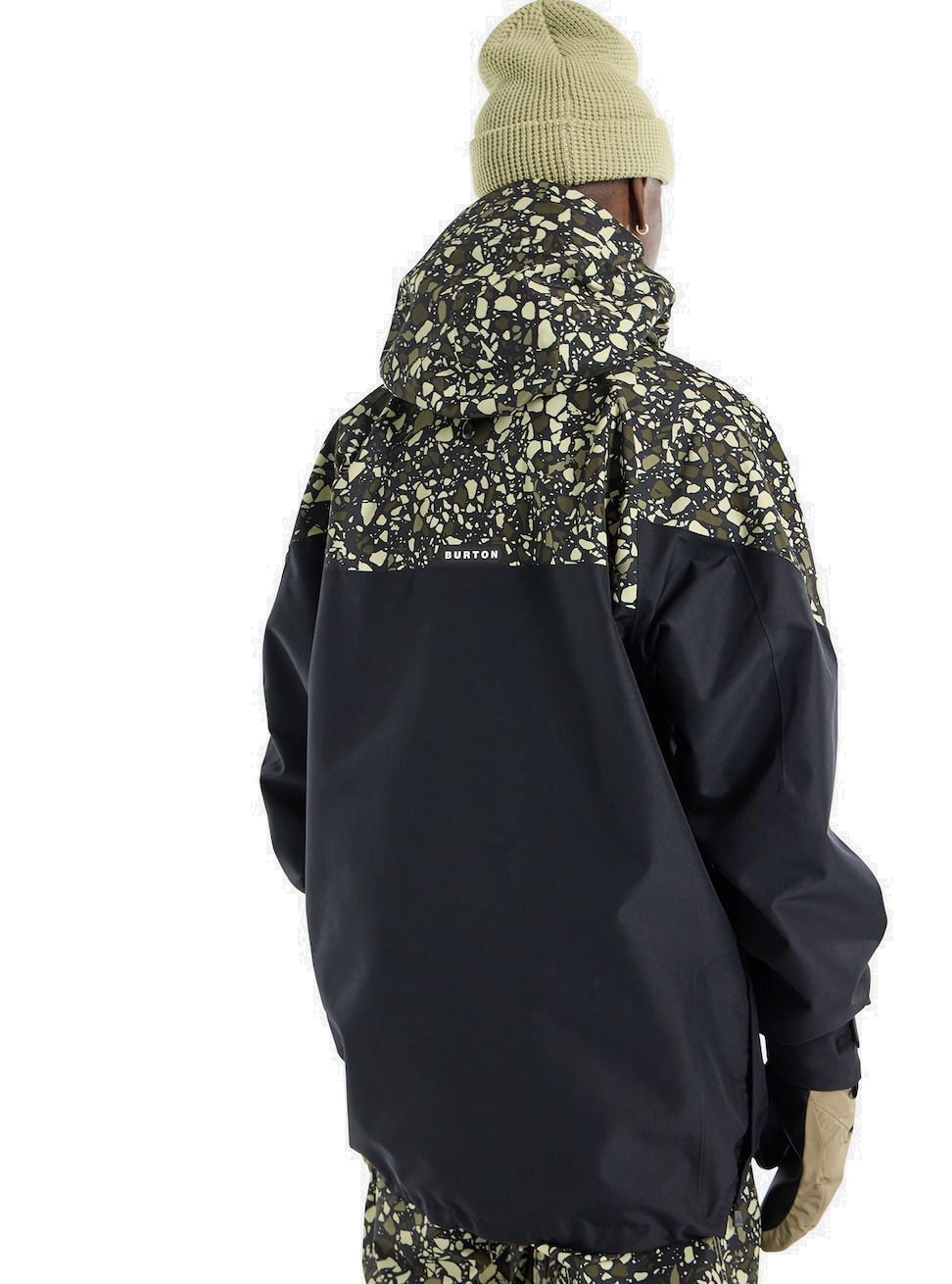 Men's Burton Pillowline GORE-TEX 2L Anorak Jacket Sediment/True Black Snow Jackets