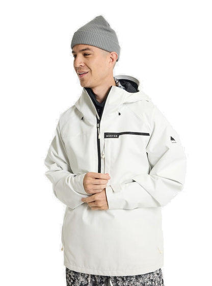 Men's Burton Pillowline GORE-TEX 2L Anorak Jacket Stout White - Burton Snow Jackets