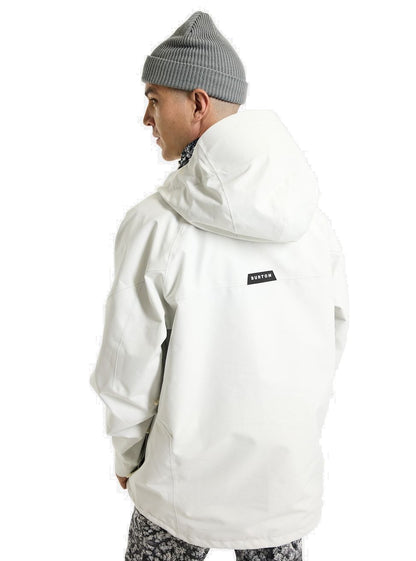 Men's Burton Pillowline GORE-TEX 2L Anorak Jacket Stout White - Burton Snow Jackets