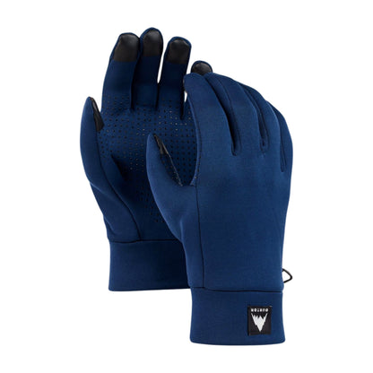 Burton Power Stretch Glove Liner Dress Blue - Burton Snow Gloves