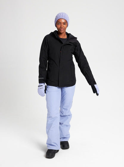 Women's Burton Powline GORE-TEX 2L Insulated Jacket True Black - Burton Snow Jackets