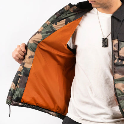 Fasthouse Prospector Puffer Vest Camo - Fasthouse Jackets & Vests