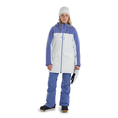 Women's Burton Prowess 2.0 2L Jacket Slate Blue Stout White - Burton Snow Jackets