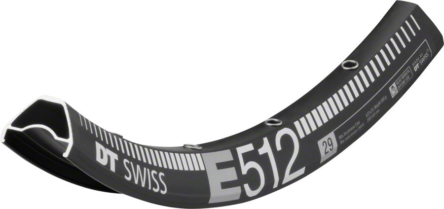 DT Swiss E 512 Rim - 29" Disc Black 32H - DT Swiss Rims