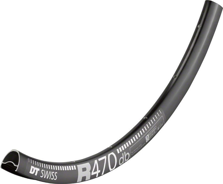 DT Swiss R 470 Rim - 700 Disc Black 28H - DT Swiss Rims