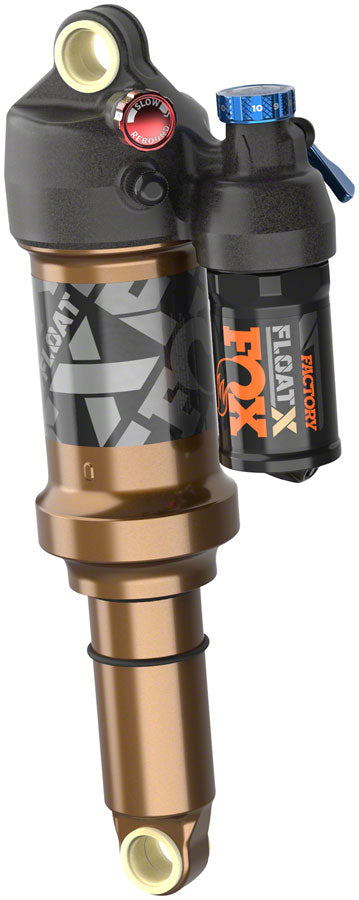 FOX FLOAT X Factory Rear Shock - Metric 230 x 57.5 mm EVOL LV 2-Position Lever Kashima Coat - Fox Shox Rear Shocks