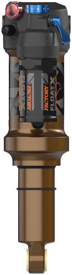 FOX FLOAT X Factory Rear Shock - Trunnion Metric 185 x 52.5 mm EVOL LV 2-Position Lever Kashima Coat - Fox Shox Rear Shocks