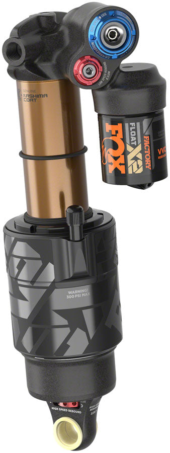 FOX FLOAT X2 Factory Rear Shock - Trunnion Metric 225 x 75 mm Kashima Coat - Fox Shox Rear Shocks