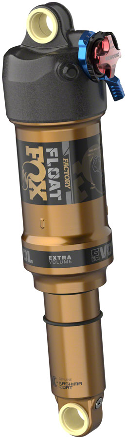 FOX FLOAT Factory Rear Shock - Metric 190 x 45 mm 0.5 Spacer 2-Position Lever EVOL LV Kashima Coat - Fox Shox Rear Shocks