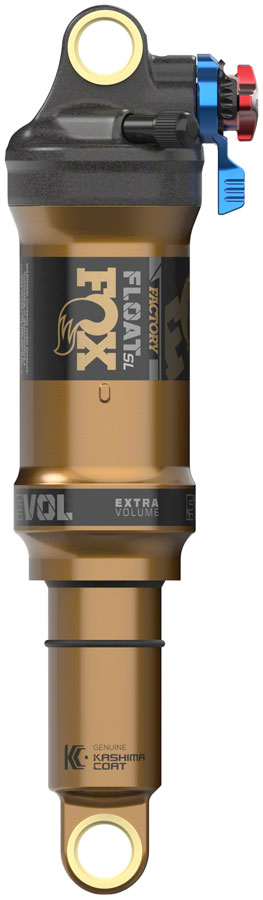 FOX FLOAT SL Factory Rear Shock - Metric 190 x 42.5 mm 3-Postion Lever EVOL SV Kashima Coat - Fox Shox Rear Shocks