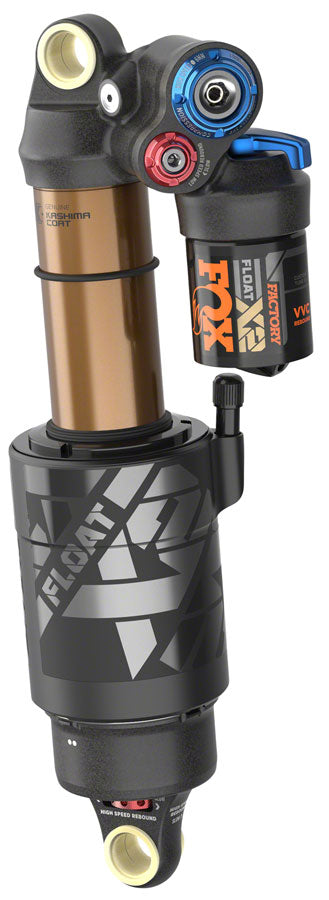 FOX FLOAT X2 Factory Rear Shock - Metric 210 x 50 mm 2-Position Lever Kashima Coat - Fox Shox Rear Shocks