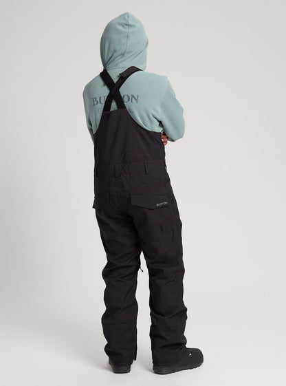 Men's Burton Reserve Bib Pants - Tall True Black - Burton Snow Pants