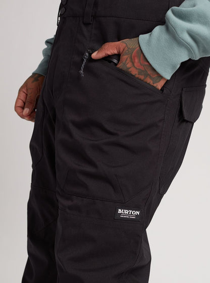 Men's Burton Reserve Bib Pants - Tall True Black - Burton Snow Pants