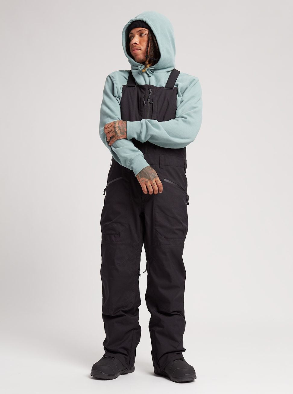 Men's Burton Reserve Bib Pants - Tall True Black - Burton Snow Pants