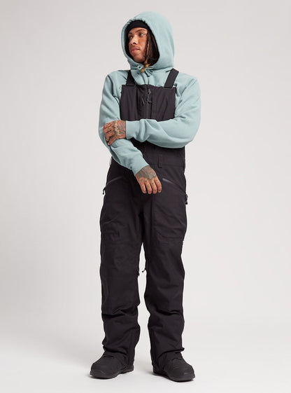 Men's Burton Reserve 2L Bib Pants True Black - Burton Snow Pants