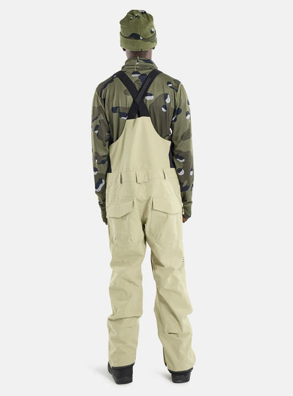 Men's Burton Reserve 2L Bib Pants Mushroom - Burton Snow Pants