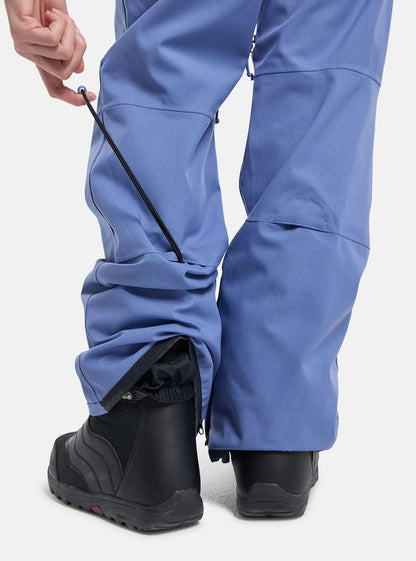 Women's Burton Reserve Stretch 2L Bib Pants Slate Blue - Burton Snow Pants