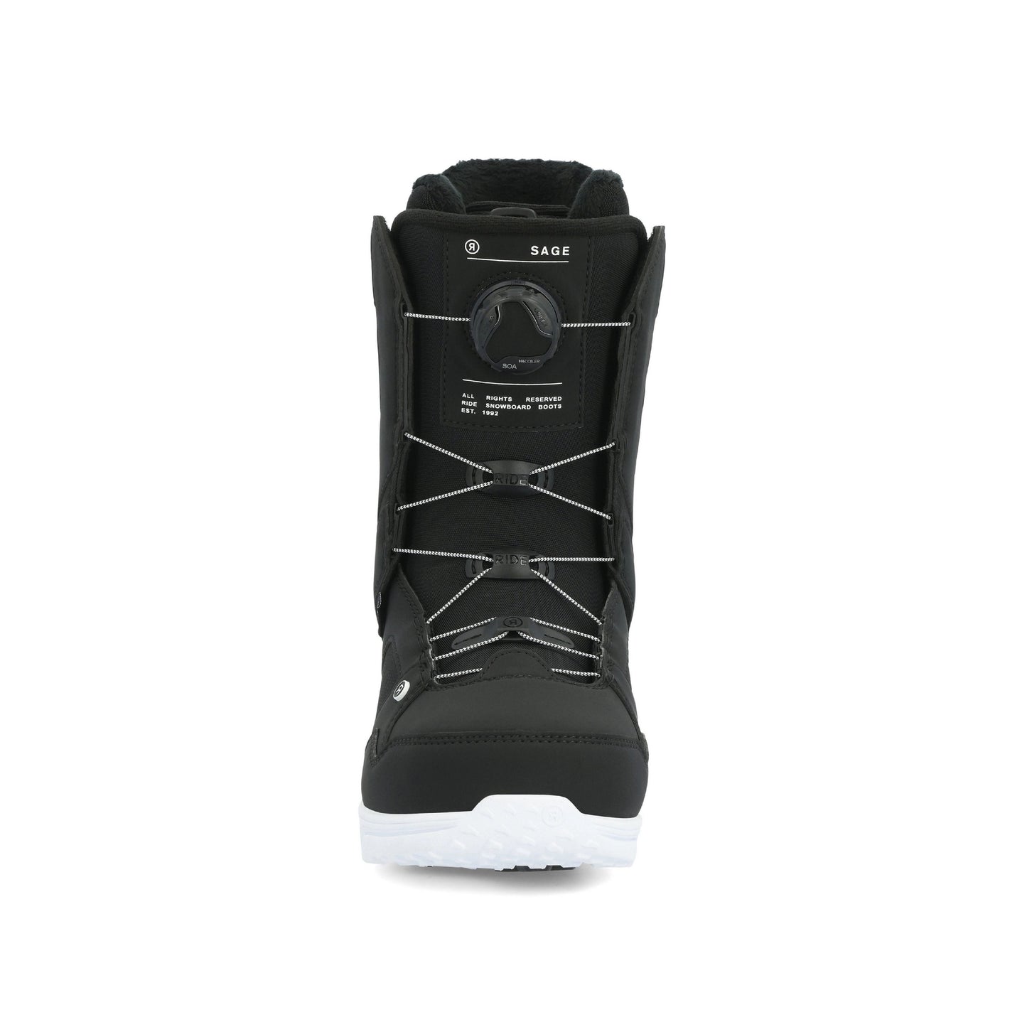 Ride Women's Sage Snowboard Boots - Openbox Black 7.5 Snowboard Boots