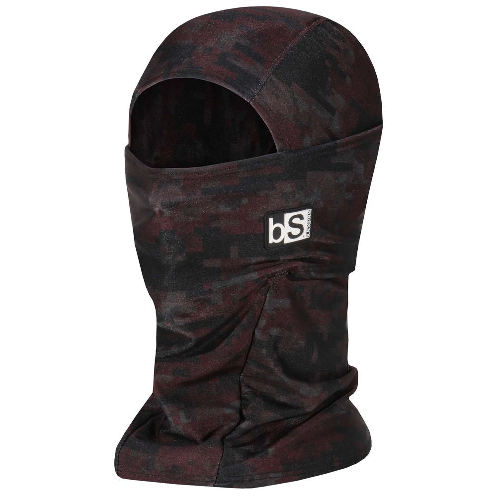 Blackstrap Hood Digital Maroon OS Neck Warmers & Face Masks