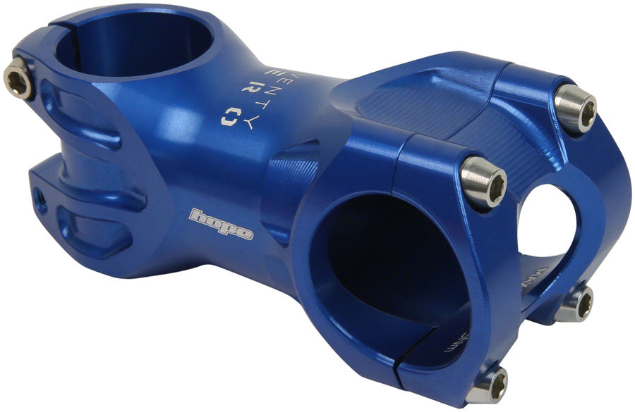 Hope XC Stem - 70mm 31.8 Clamp +/-0 1 1/8" Blue - Hope Stems