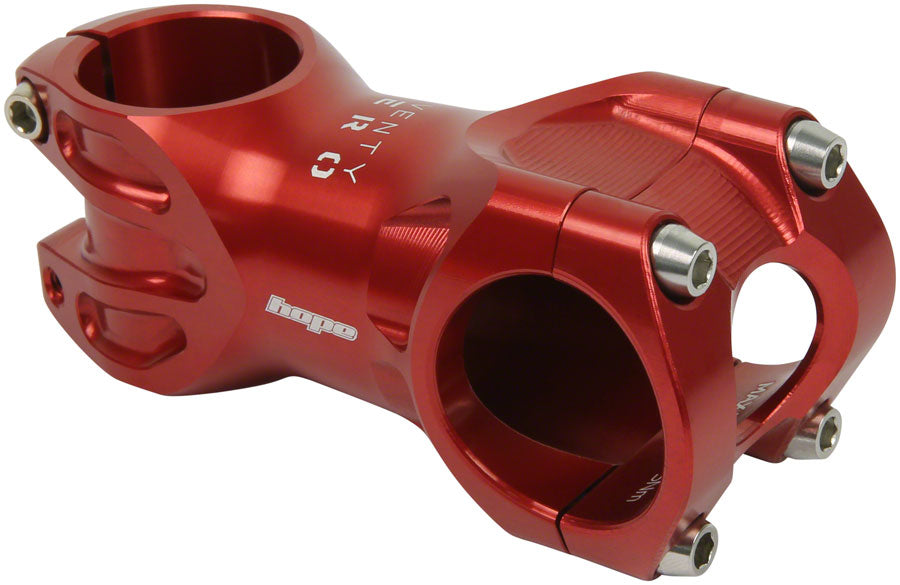 Hope XC Stem - 70mm 31.8 Clamp +/-0 1 1/8" Red - Hope Stems