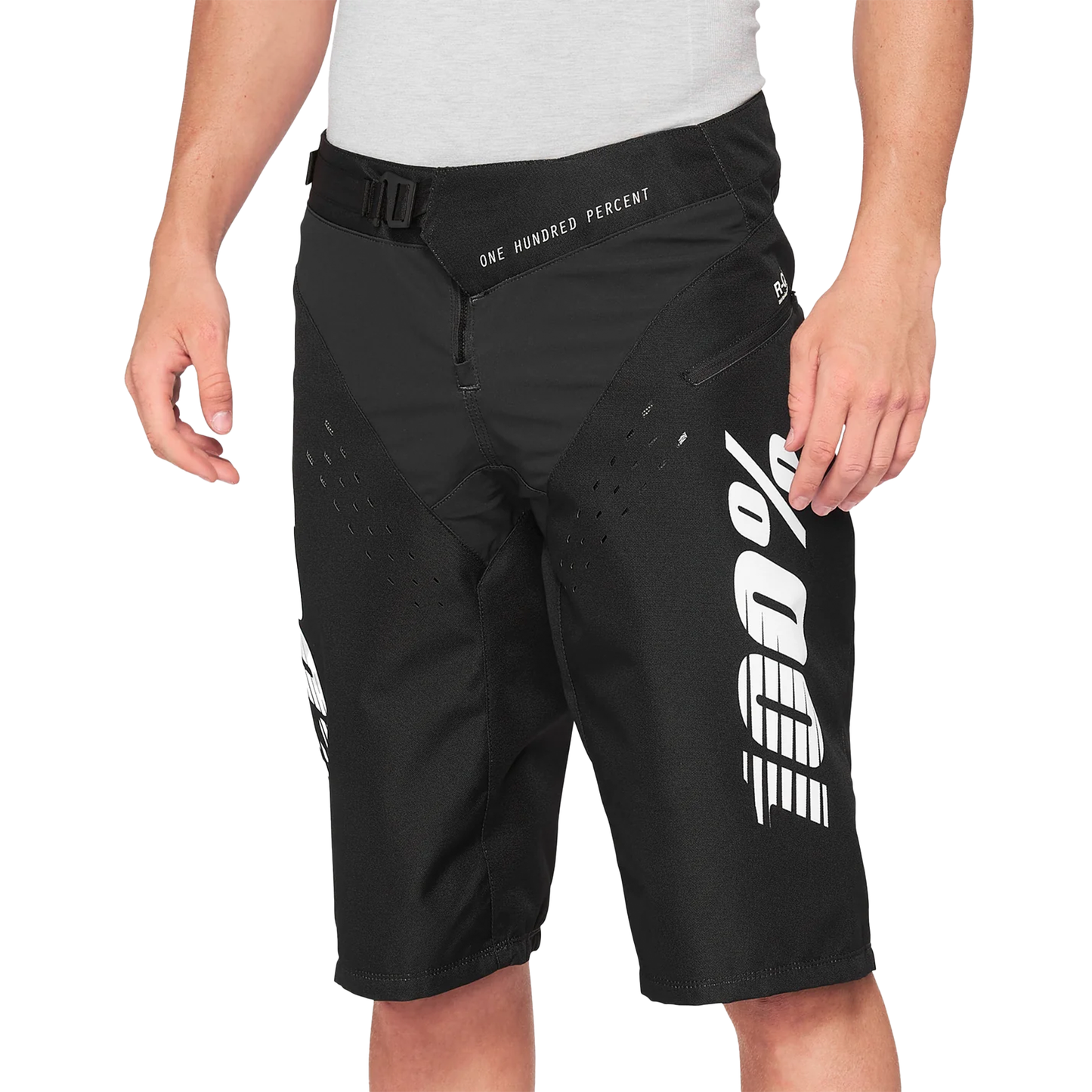 100% Men's R-Core Shorts Black Bike Shorts
