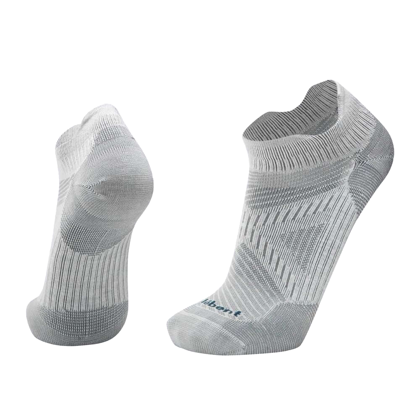 Le Bent Run Ultra Light Micro Tab Sock White Socks