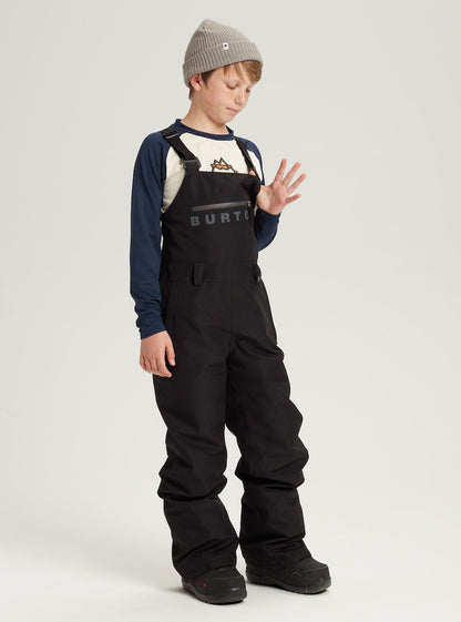 Kids' Burton Stark GORE-TEX 2L Bib Pants True Black - Burton Snow Pants