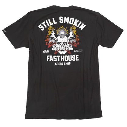 Fasthouse Still Smokin SS Tee Black - Fasthouse SS Shirts