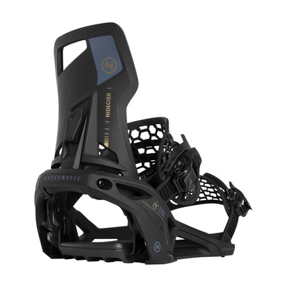 Nidecker Supermatic Snowboard Bindings Black - Nidecker Snowboard Bindings