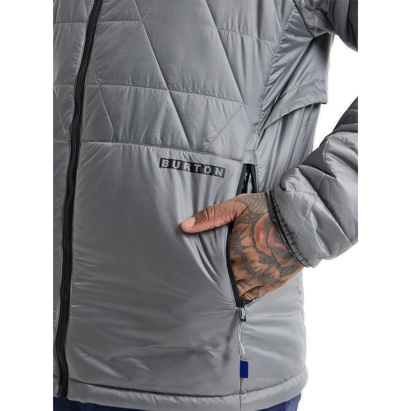 Men's Burton Versatile Heat Insulated Synthetic Down Jacket Sharkskin - Burton Snow Jackets