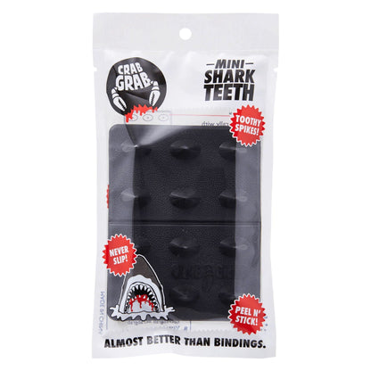 Crab Grab Mini Shark Teeth Traction Pad Black OS Stomp Pads