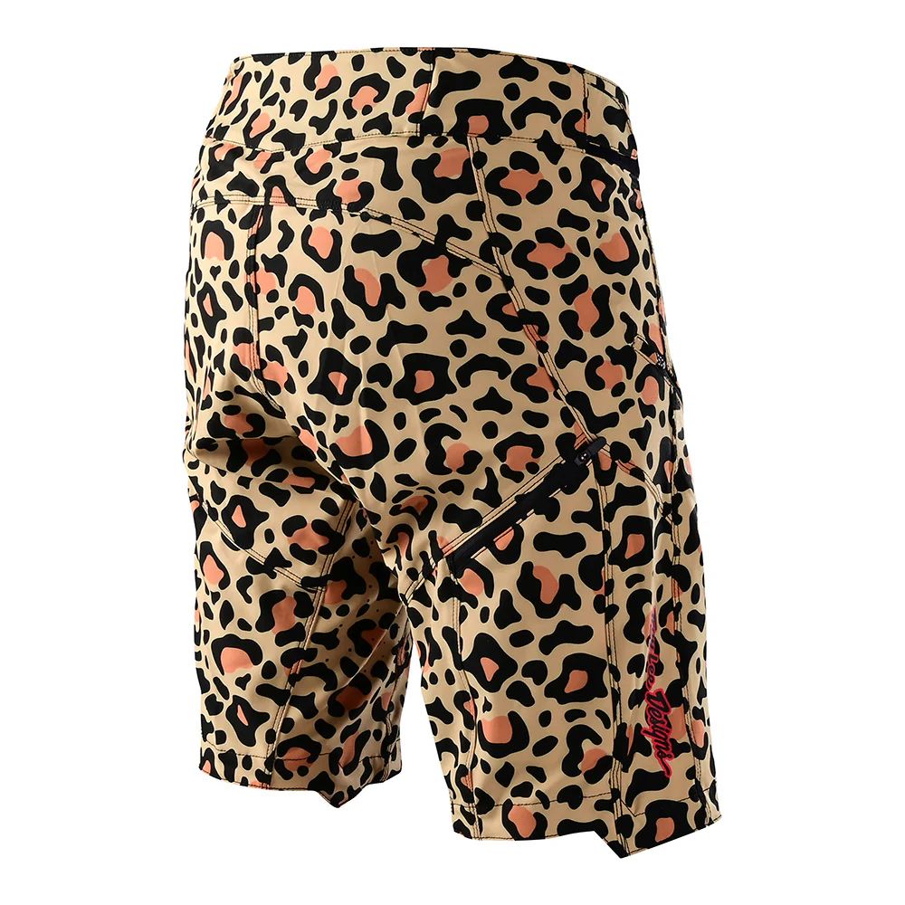 Troy Lee Designs Women's Lilium Shorts w/ Liner Leopard - Troy Lee Designs Bike Shorts