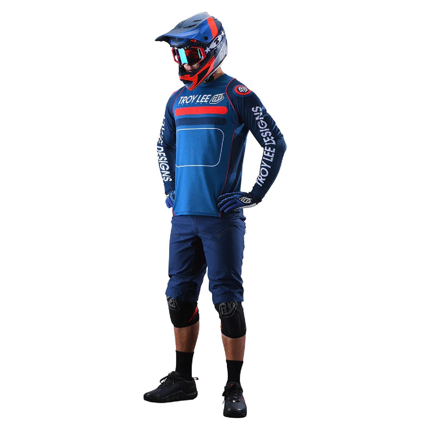 Troy Lee Designs Sprint Ultra Short Solid Dark Slate Blue - Troy Lee Designs Bike Shorts