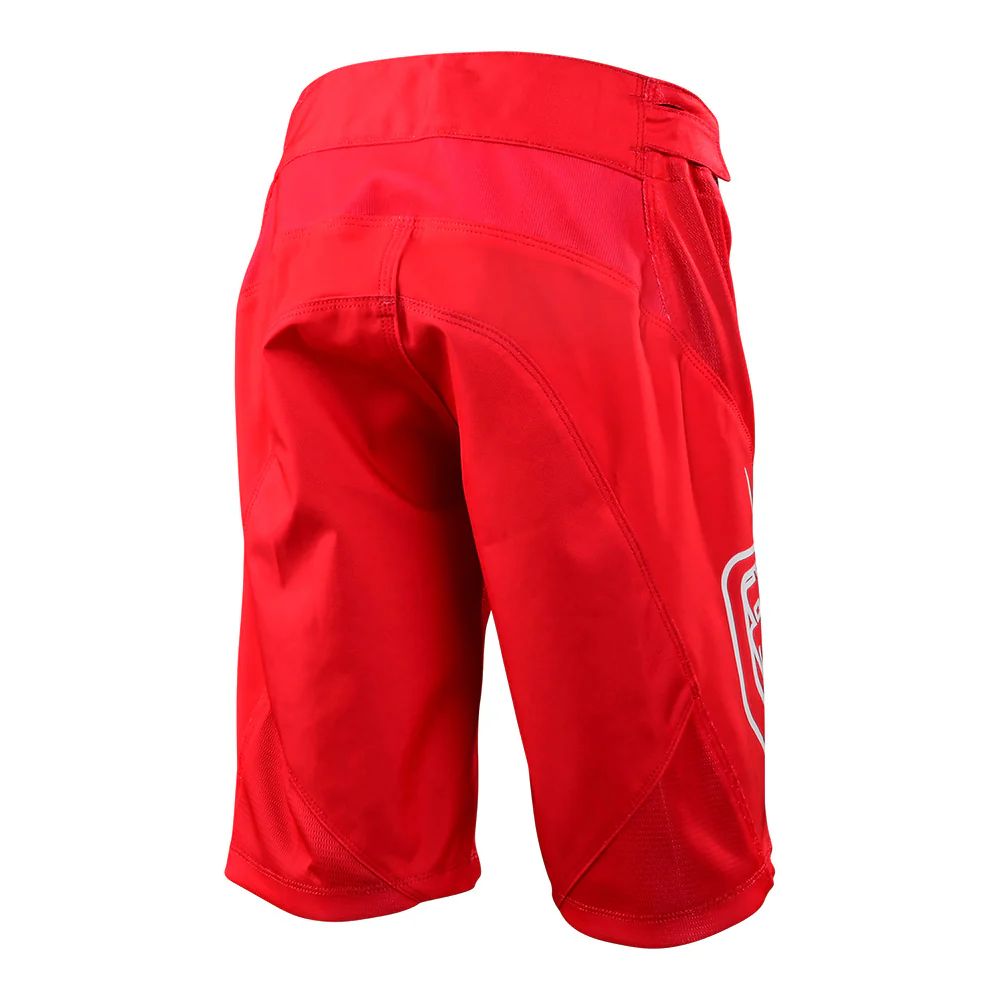 Troy Lee Designs Youth Skyline Shorts Solid Red - Troy Lee Designs Bike Shorts