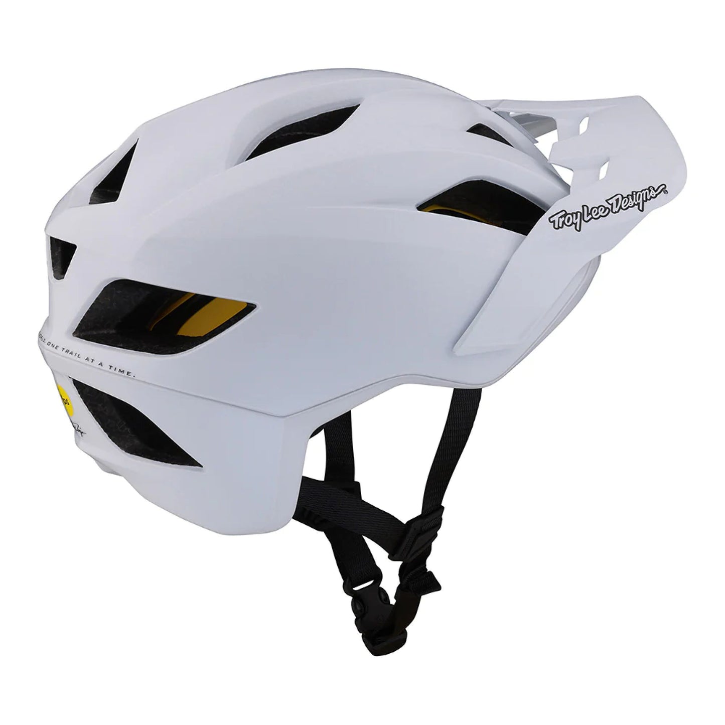 Troy Lee Designs Flowline MIPS Helmet Orbit White Bike Helmets