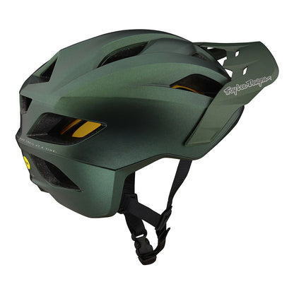 Troy Lee Designs Youth Flowline Helmet Orbit Forest Green OS - Troy Lee Designs Bike Helmets