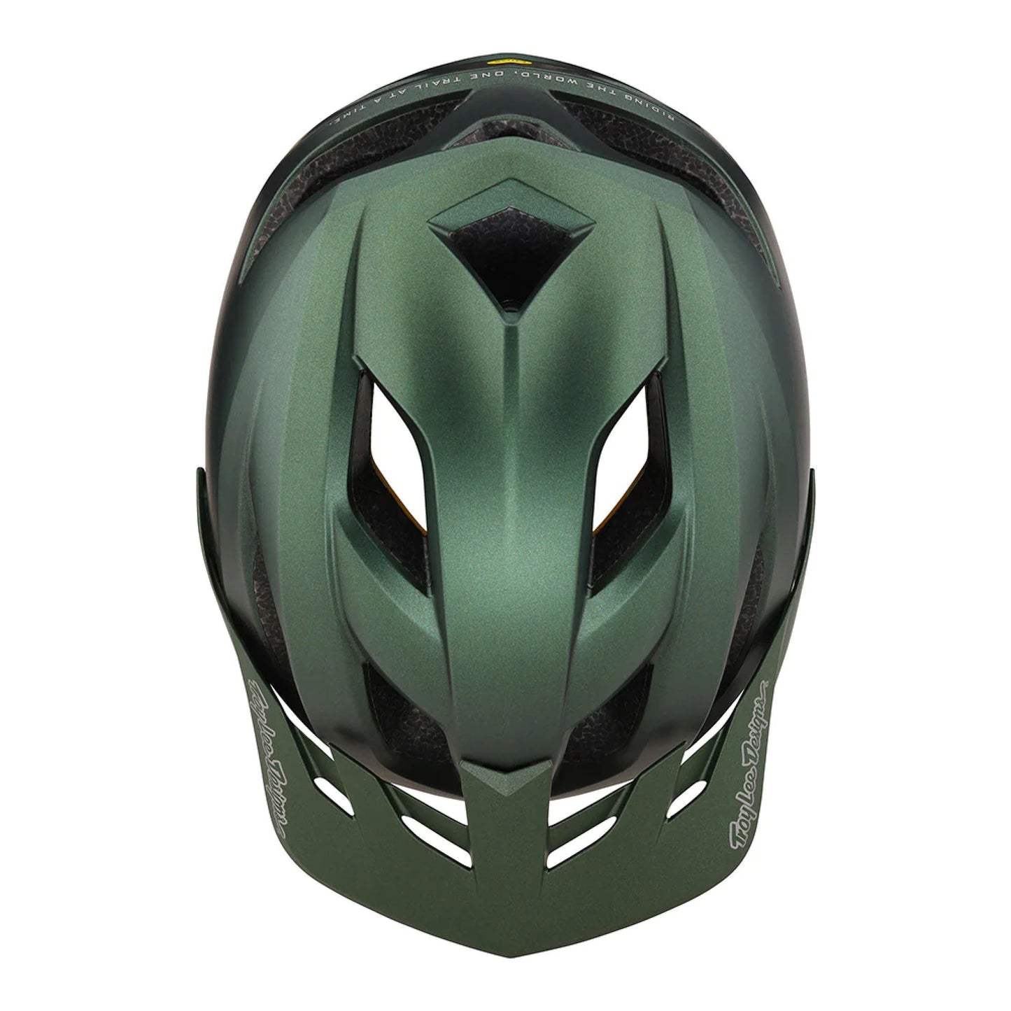 Troy Lee Designs Youth Flowline Helmet Orbit Forest Green OS Bike Helmets