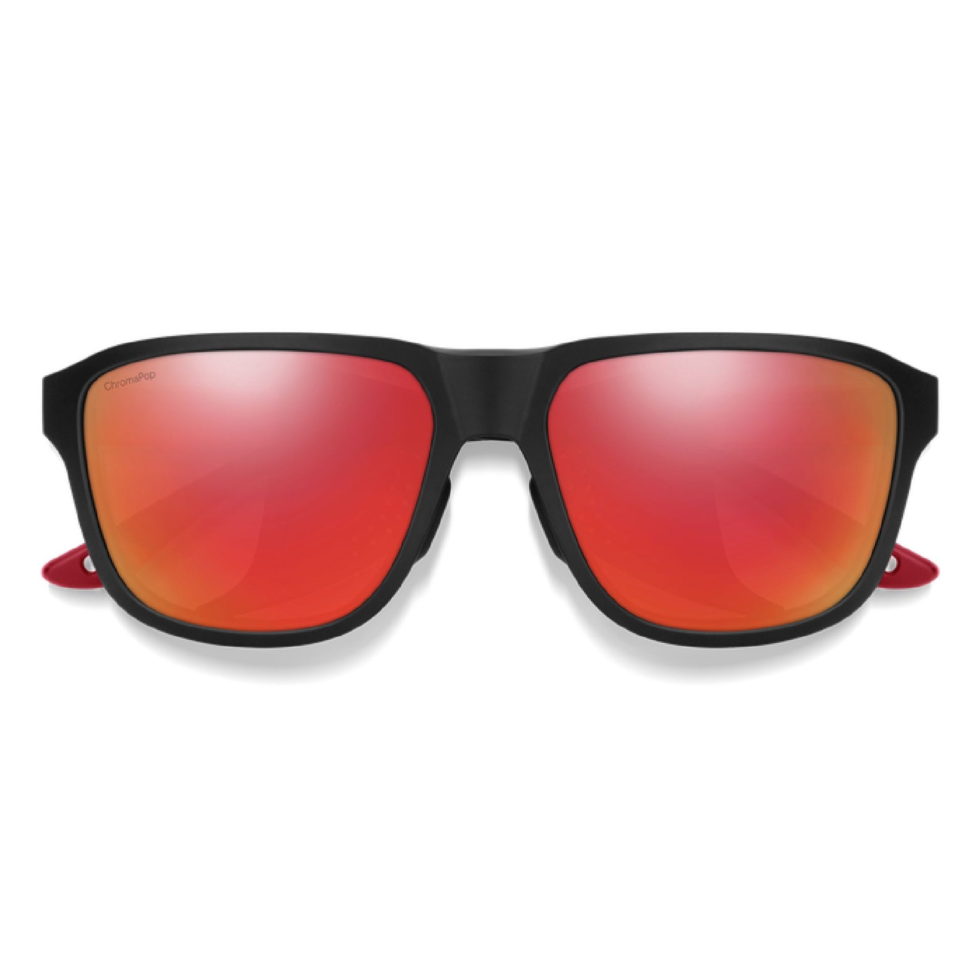 Smith Embark Sunglasses Tnf Matte Black / Horizon Red / ChromaPop Polarized Red Mirror Sunglasses