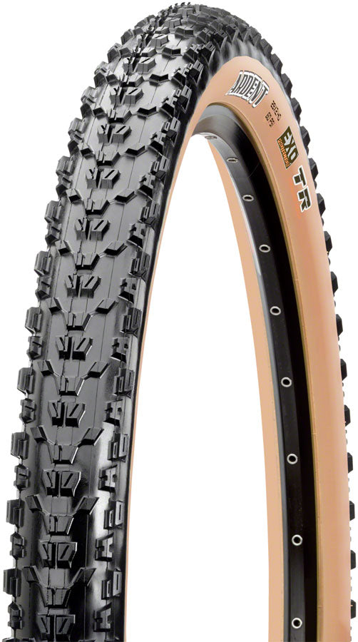 Maxxis Ardent Tire - 27.5 x 2.40 Tubeless Folding Black/Dark Tan Dual EXO - Maxxis Tires