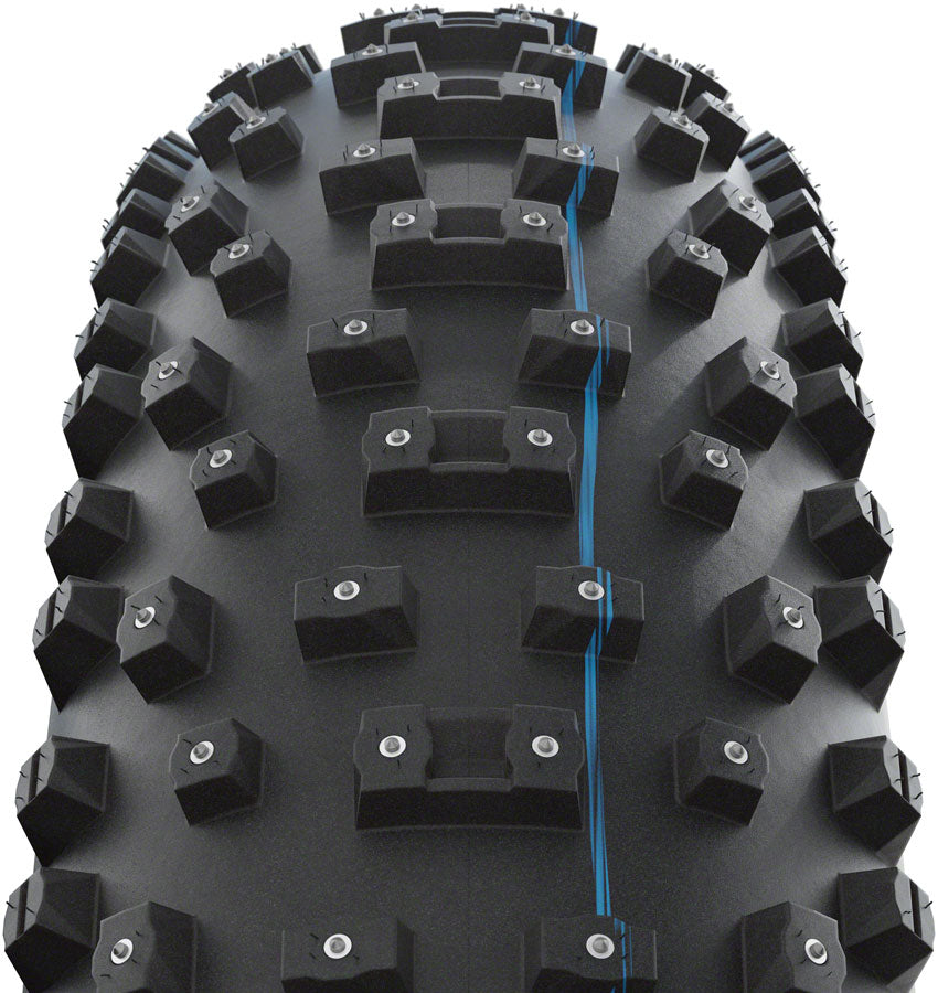 Schwalbe Al Mighty Tire - 26 x 4.8" Tubeless Folding BLK Evolution Line Addix Speed Grip Super Ground E-25 Studded - Schwalbe Tires